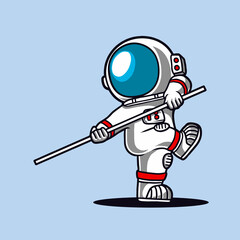 Cute Astronaut Vector Illustration