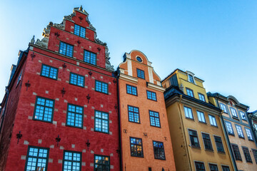 Stortorget place in Gamla stan, Stockholm, Sweden
