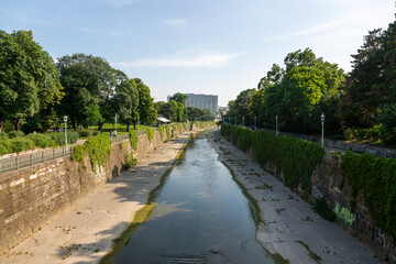 View of the Wiental Canal in Vienna