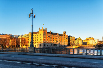 Rosenbad and Riksbron, Stockholm, Sweden