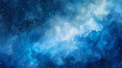 Blue night starry sky, space, background for screensaver. Astrology, horoscope, zodiac signs