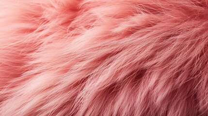 Fototapeta premium Mesmerizing Pink Fur Macro Shot