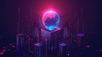 Interconnected World: Data Servers and Global Communication