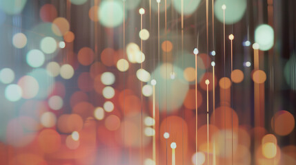 Sun rays on the window. AI generated art illustration.