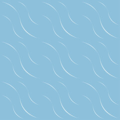 Seamless pattern with wavy lines