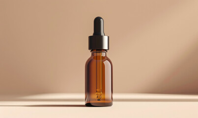 Fototapeta premium A cosmetic dropper bottle