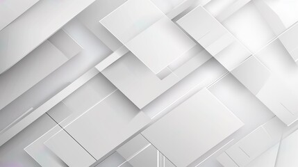 Abstract white and gray background design line tech background - obrazy, fototapety, plakaty
