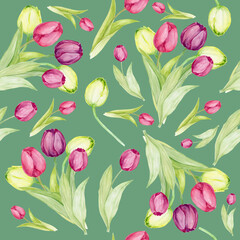 tulips pattern 3