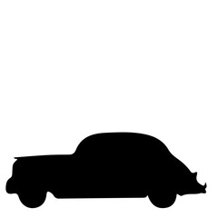 silhouette of a car