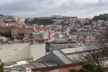architectural view of lisbon portugal - 756713823