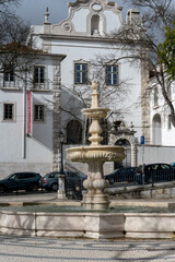 Fototapeta na wymiar Fountain in Lisbon, Portugal