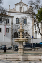 Fountain in  Lisbon, Portugal - 756714875