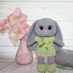 handmade toy, knitted item