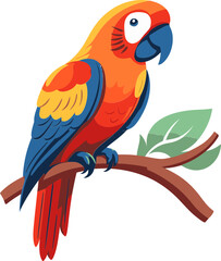 Flight of Fantasy  Imaginative Parrot Vector Designs for Artistic Endeavors