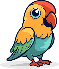 Plumage Paradise  Vector Parrot Illustrations in Tropical Splendor
