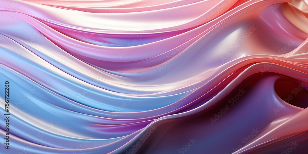 Poster close up view of colorful fabric generative ai