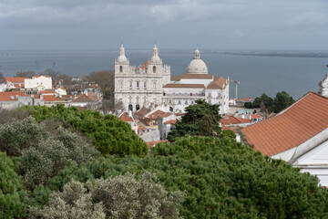 Fototapeta na wymiar architectural view of lisbon portugal