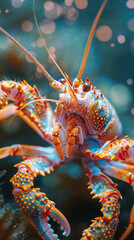 Cheery crustaceans in a virtual meeting a quirky take on remote team collaboration mystic ocean vibes
