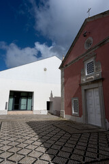 Interior of the courtyard of the Citadel of the Palace of Cascais - 756727833