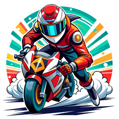 illustration of a motorcycle