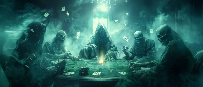 Poker nights hosted by supernatural ghosts where the stakes are as intangible as the players themselves