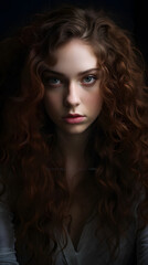Fototapeta premium Portrait of a woman, woman portrait, portrait of a girl