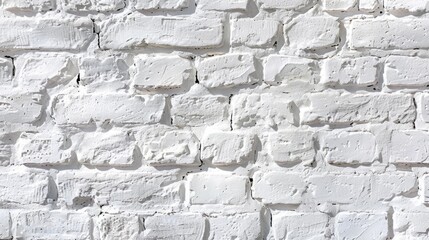 Old white brick wall texture for background