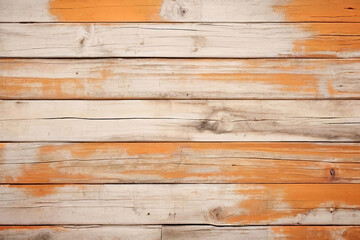 orange and brown and white and painted used outdoor weathered wood wall wooden plank board texture background