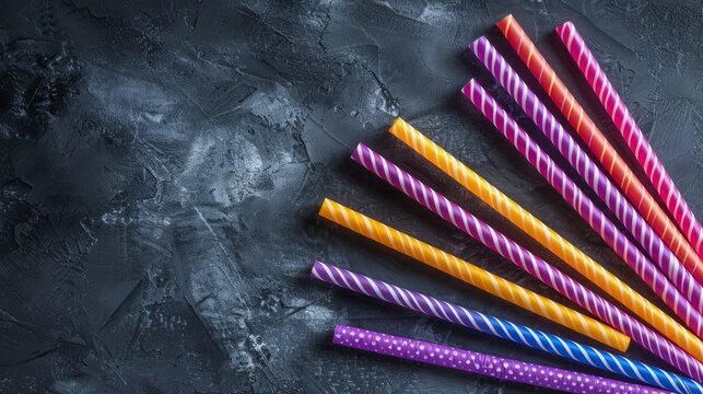 colored sticks lollipops background.