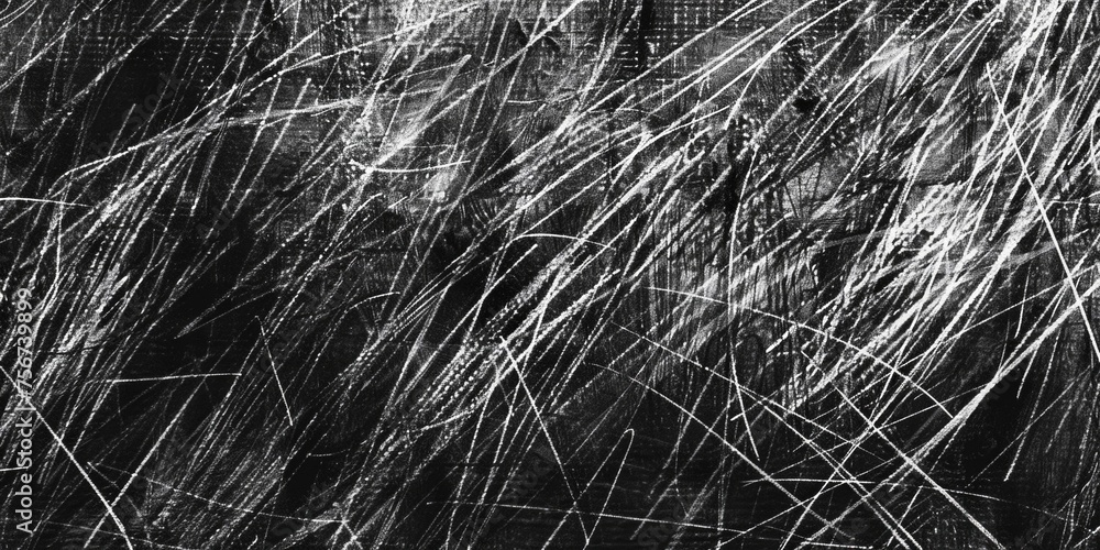 Poster black and white photo of a grassy field. suitable for various design projects
