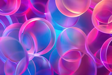A bunch of bubbles floating in the air. Suitable for various creative projects