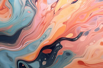 Abstract colorfulmarble fluid painted background. Alcohol ink or watercolor art.  backdrop for poster, card, invitation, flyer, cover, banner, social media post - obrazy, fototapety, plakaty
