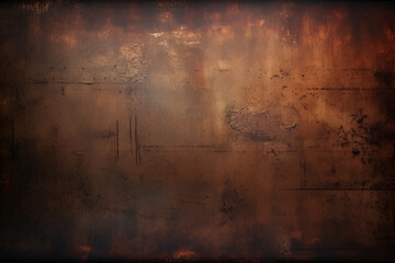 Grunge rusted metal texture, red oxidized metal background. Old iron panel