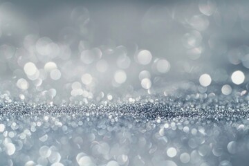 Shiny silver glitter background, perfect for adding sparkle to designs