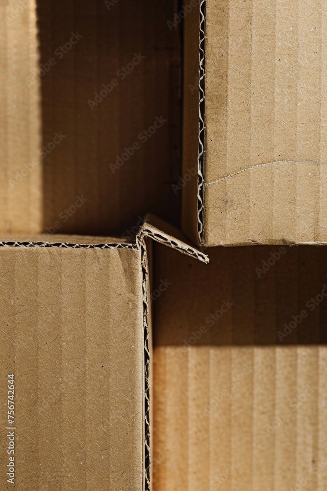 Aufkleber Close up of a box with a chain, perfect for security concepts