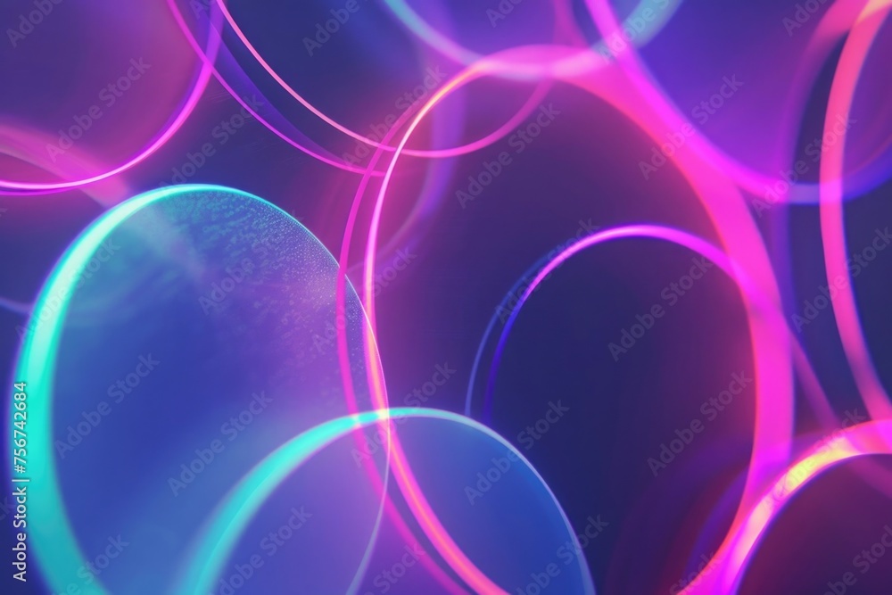 Poster detailed close-up of various circles, suitable for graphic design projects