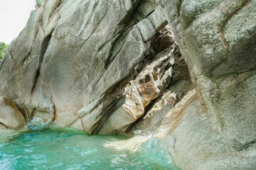 beautiful nature by the sea on nature in the park background