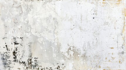 Grungy White Painting on Canvas Generative AI