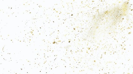 Fototapeta na wymiar Gold Flecks on White Background Tile Generative AI