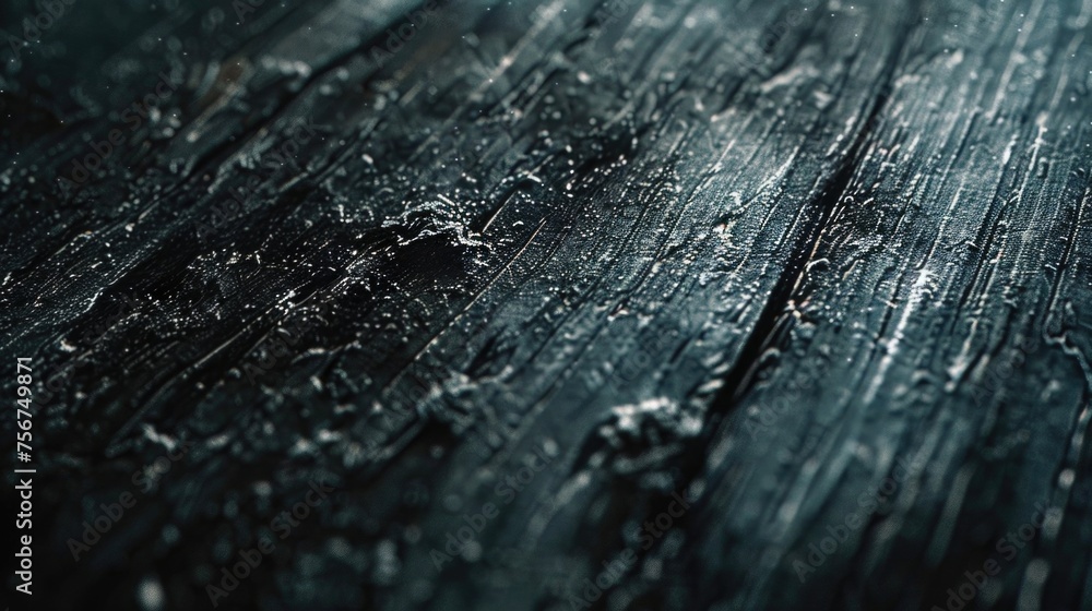 Poster detailed view of a wet wooden surface, suitable for various design projects