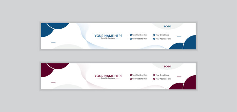 linkedin cover design template with 2 colors for your business agency, banner design template for your header.