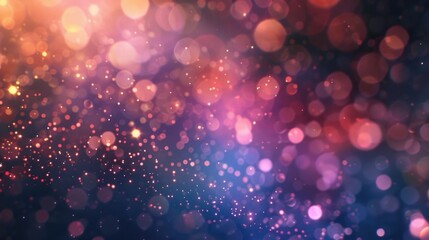 A close up of a blurry background with lights. Perfect for adding a dreamy atmosphere to designs - obrazy, fototapety, plakaty