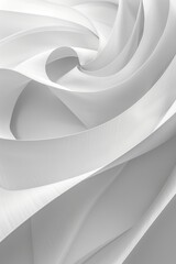Detailed view of a white object with curved lines. Suitable for design projects