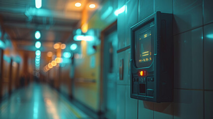 Fingerprint Access Control at Office Entrance, Enhanced Security
