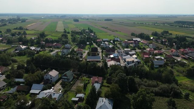 Beautiful Landscape Oleszyce Aerial View Poland