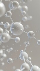 white-molecule-atom-abstract-clean-structure