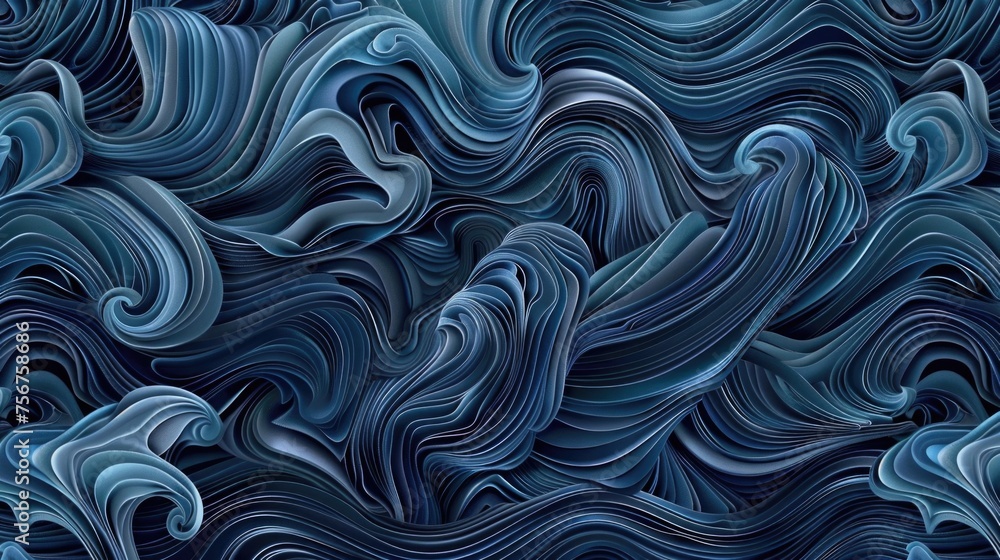 Poster a striking image featuring a vast expanse of blue and white waves. perfect for various design projec