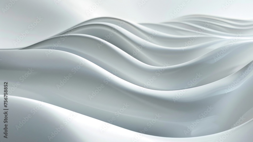 Aufkleber close up of a wave of white material, suitable for various design projects
