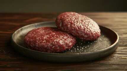the texture and color of the beef patties evenly.