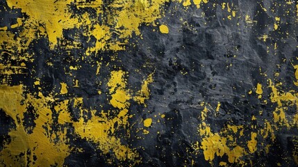 Detailed shot of a yellow and black wall, suitable for backgrounds